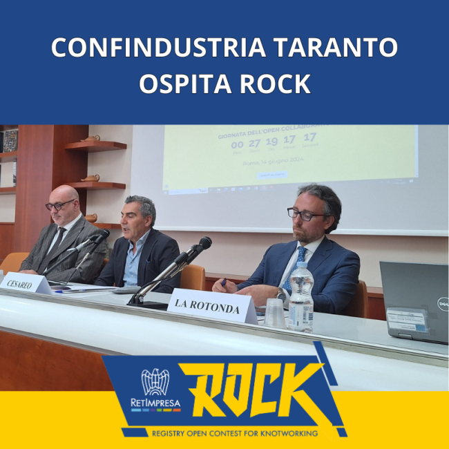 CONFINDUSTRIA TARANTO OSPITA ROCK