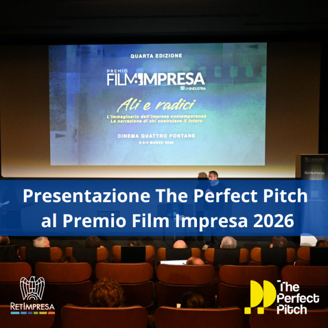 Al Premio Film Impresa 2026, RetImpresa presenta la serie tv “The Perfect Pitch” (1)